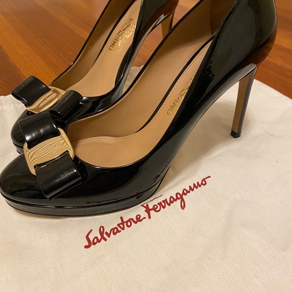 Salvatore Ferragamo Patent Leather Pumps - Picture 3 of 11